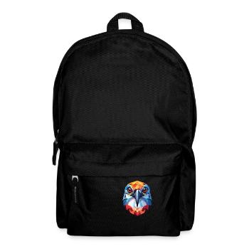 Vogel Buntes Aquarell Tier Haustier Illustration - Rucksack - Schwarz - Vorne