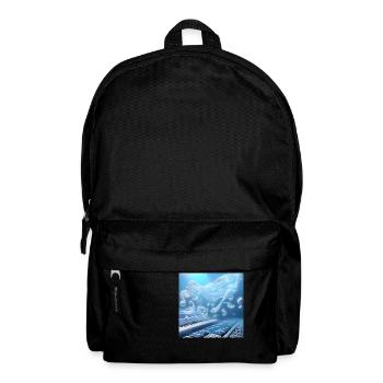 Musik liegt in der Luft - Rucksack - Schwarz - Vorne