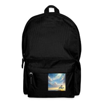 Musik liegt in der Luft - Rucksack - Schwarz - Vorne
