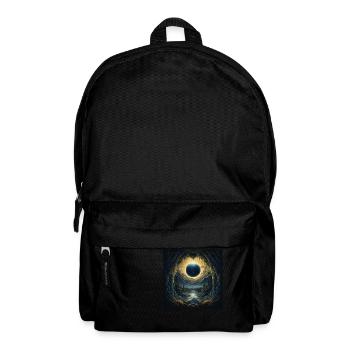 Planet landscape - Rucksack - Schwarz - Vorne