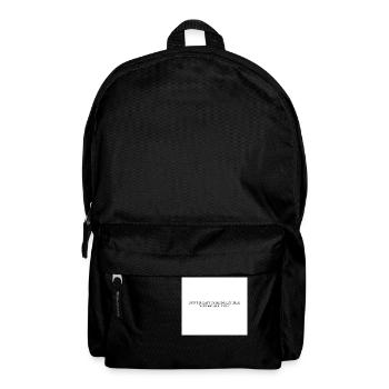 DON T BE EASY TO DEFINE LET THEM WONDER ABOUT YOU - Rucksack - Schwarz - Vorne