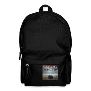 Football Addicted - Rucksack - Schwarz - Vorne