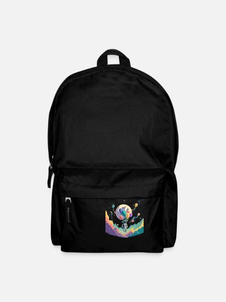 Weltraum - Rucksack - Schwarz