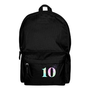 10th anniversary rainbow - Backpack - black - Front