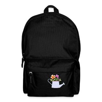 Blume Gärtner Geschenk Blumen Garten Hobbygärtner - Rucksack - Schwarz - Vorne
