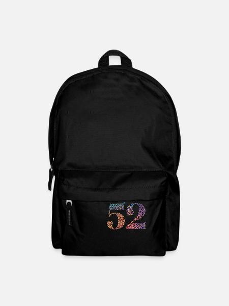 52. Geburtstag Leopard - Rucksack - Schwarz