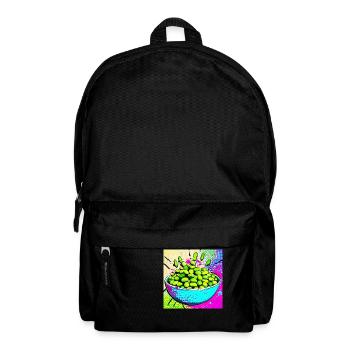Edamame pop art - Sac à dos - noir - Devant