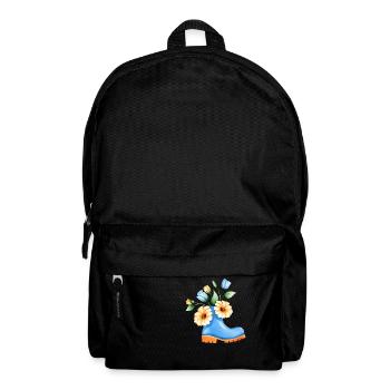 flower garden florist flowers hobby gardener gardener - Backpack - black - Front