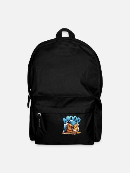 Eule - Rucksack - Schwarz