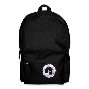 Wolken-Hase - Rucksack - Schwarz - Vorne