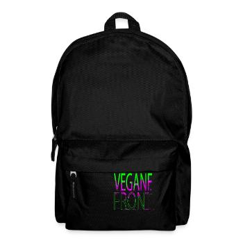 bio anniversaire humour noël vegan - Sac à dos - noir - Devant