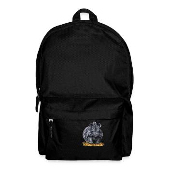 Corne tourbillonnante du tonnerre - Sac à dos - noir - Devant