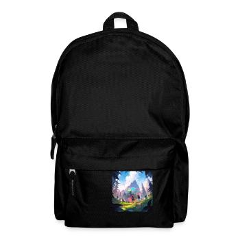 Das Tor zu einer neuen Welt - Rucksack - Schwarz - Vorne
