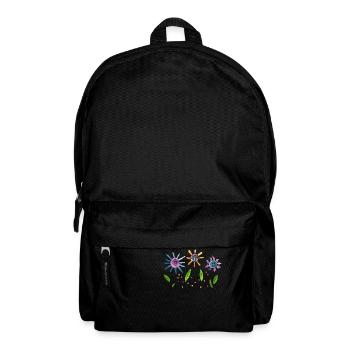 Flowers - Backpack - black - Front