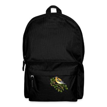Bunter Vogel - Rucksack - Schwarz - Vorne