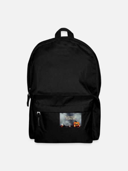 Citrouille d’Halloween - Sac à dos - noir