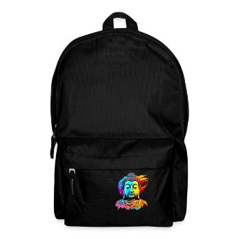 Bouddha couleur peinture - Sac à dos - noir - Devant
