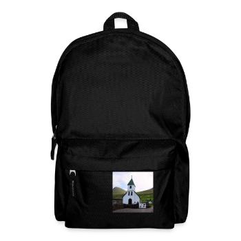 Kirche - Rucksack - Schwarz - Vorne