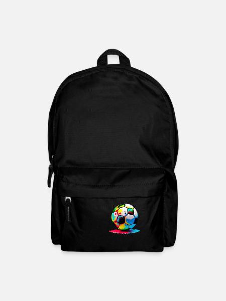 Fußball - Rucksack - Schwarz