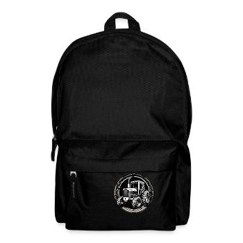 Traktor / Landwirtschaft / Bauer / Feldarbeit - Rucksack - Schwarz - Vorne