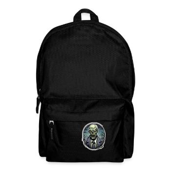Zombie / Apocalypse / Undead / Horror / Virus / Logo - Backpack - black - Front