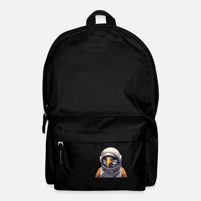 Vogel als Astronaut - Rucksack - Schwarz