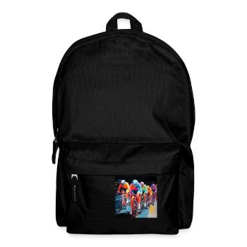 Neon Cyclists - Backpack - black - Front