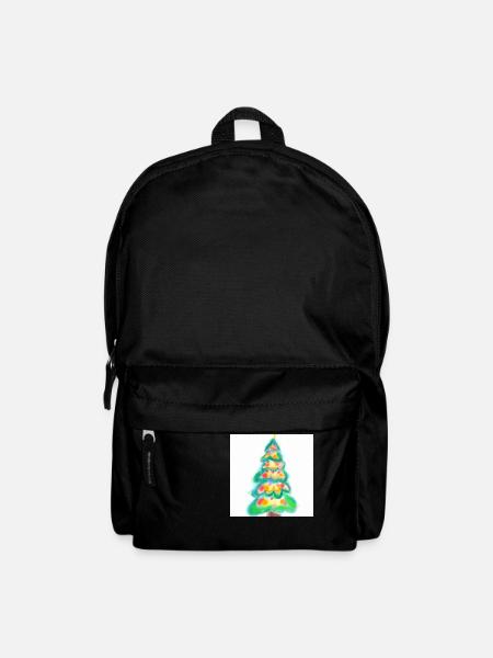 Weihnachtsbaum Tannenbaum - Rucksack - Schwarz