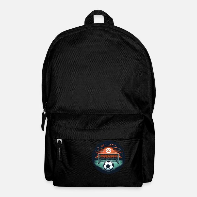 Fußballplatz an Halloween - Rucksack - Schwarz