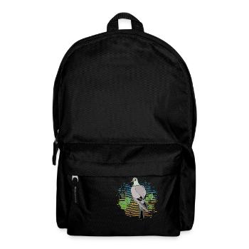 Vogel - Rucksack - Schwarz - Vorne