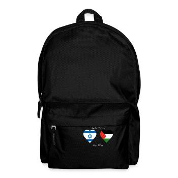 PeaceNotWarIsrlPal - Rucksack - Schwarz - Vorne