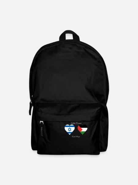 PeaceNotWarIsrlPal - Rucksack - Schwarz