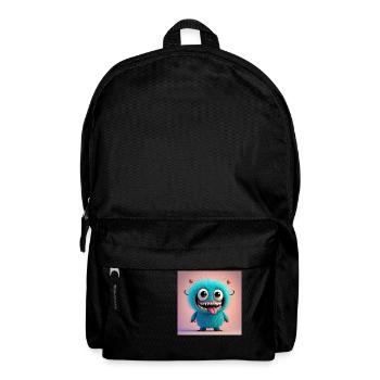 Happy Halloween niedliches Monster gruselig lustig gruselig - Rucksack - Schwarz - Vorne