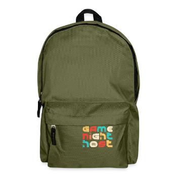Animateur de la soirée de jeux - Sac à dos - vert olive - Devant
