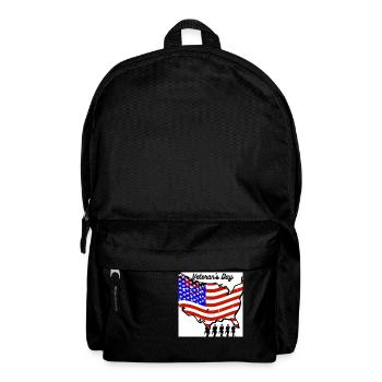 Veterans, veterans, armistice. - Backpack - black - Front