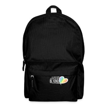 Dans un monde où vous pouvez être n’importe quoi, soyez gentil Citation - Sac à dos - noir - Devant