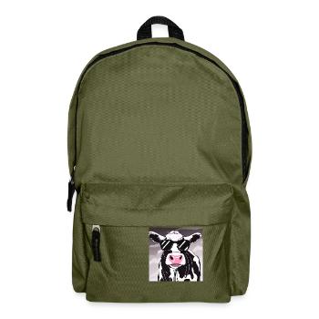 Vache fraîche - Sac à dos - vert olive - Devant