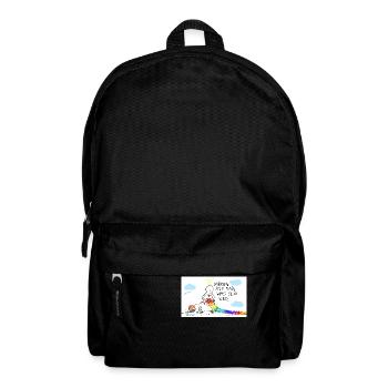 Wirken auf das, was wird - Rucksack - Schwarz - Vorne