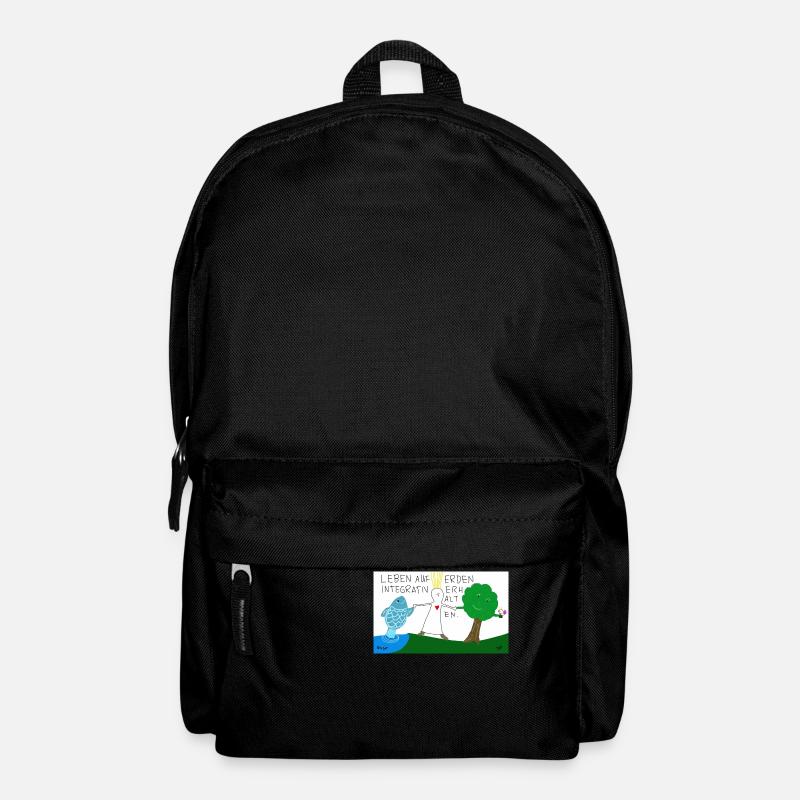 Leben auf Erden integrativ erhalten. - Rucksack - Schwarz
