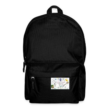 Das bisschen Haushalt macht sich gut zu zweit. - Rucksack - Schwarz - Vorne