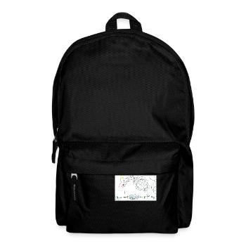 Nachhaltigkeit? Aber klar! - Rucksack - Schwarz - Vorne