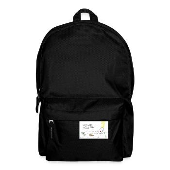 Geduld genießen - Rucksack - Schwarz - Vorne