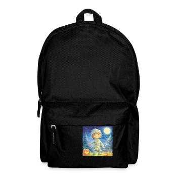 Momie pastel à Halloween - Sac à dos - noir - Devant