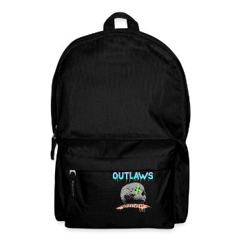 Outlaws skull skalle Motorway gangs Biker Club - Backpack - black - Front