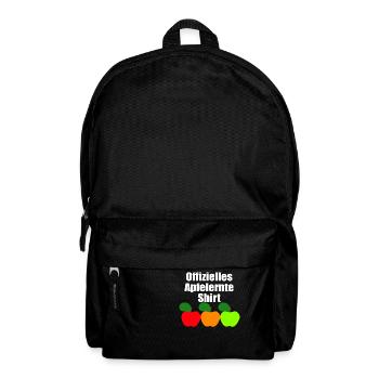 offizielles Apfelernte Shirt - Rucksack - Schwarz - Vorne