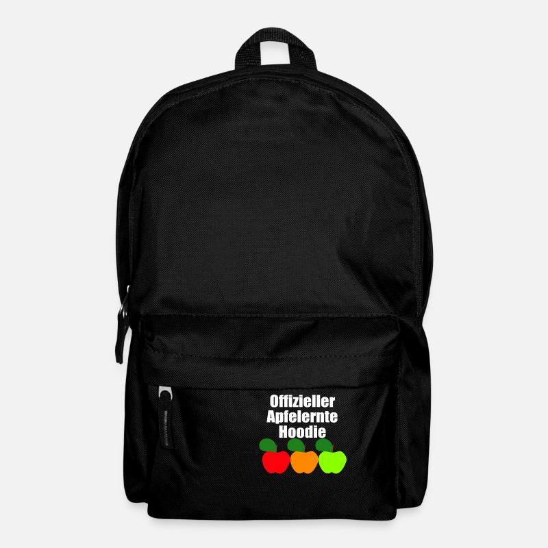 Offizieller Apfelernte Hoodie - Rucksack - Schwarz