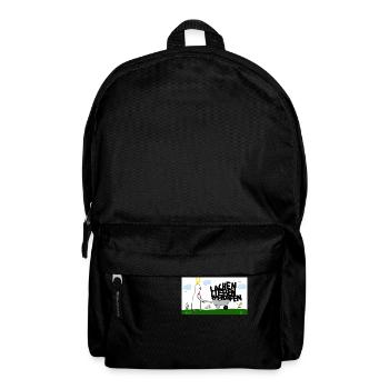 Lachen, lieben, schlafen. - Rucksack - Schwarz - Vorne