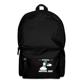 Sleeping Penguin Lover Cute Penguin Napping - Rucksack - Schwarz - Vorne