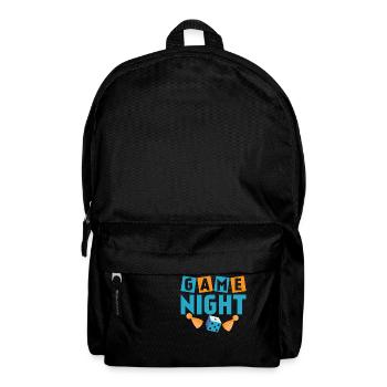 Soirée de jeu Joueur de table Nerd Gamer - Sac à dos - noir - Devant