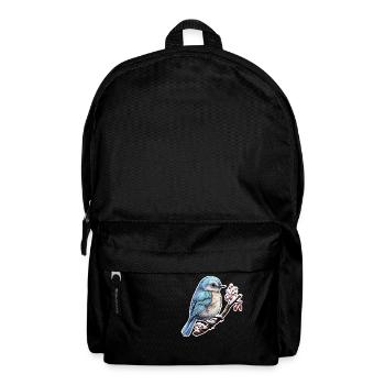 Oiseau mignon en hiver - Sac à dos - noir - Devant